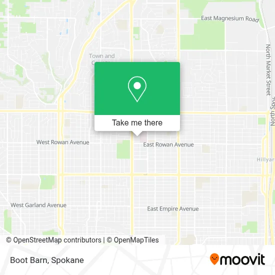 Boot Barn map