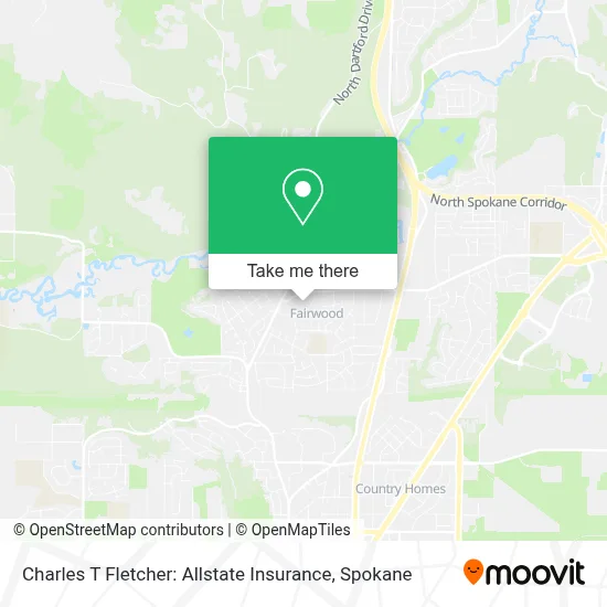 Charles T Fletcher: Allstate Insurance map
