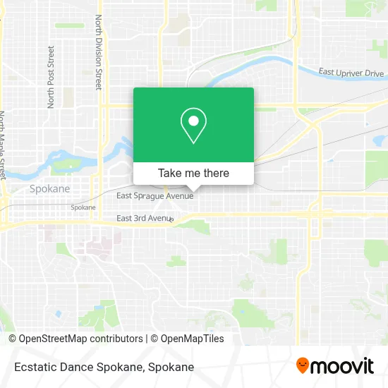 Ecstatic Dance Spokane map