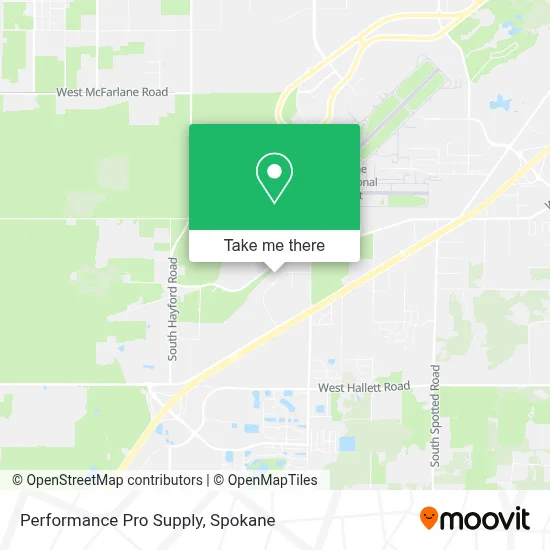 Performance Pro Supply map