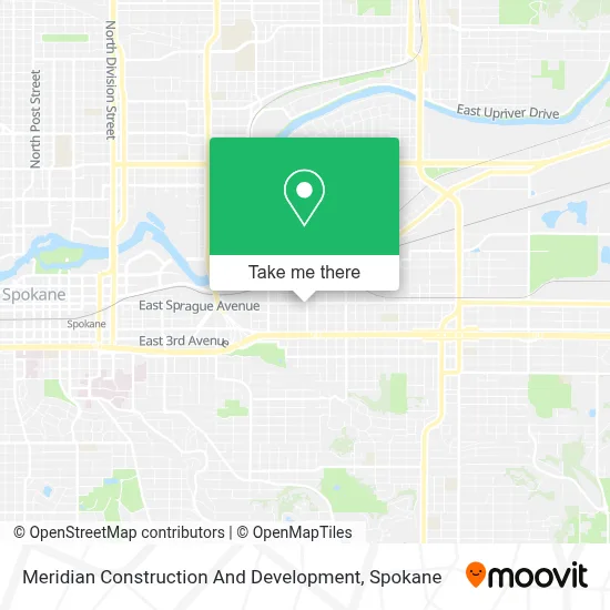 Meridian Construction And Development map