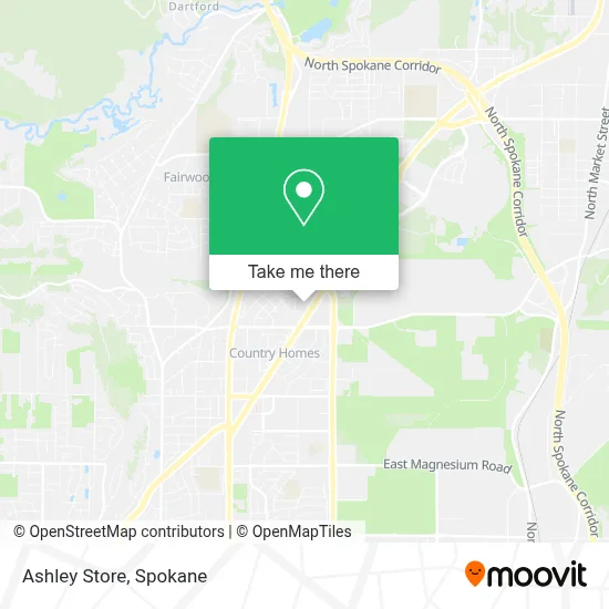 Ashley Store map