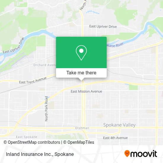 Inland Insurance Inc. map