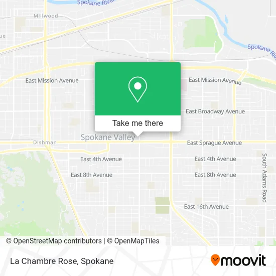 La Chambre Rose map