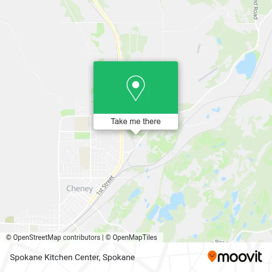 Spokane Kitchen Center map