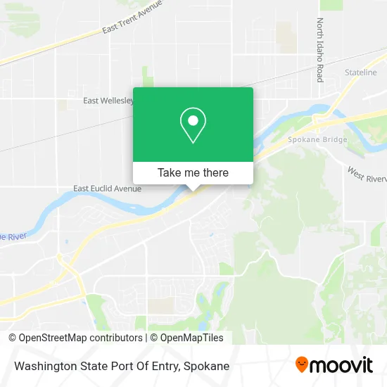 Washington State Port Of Entry map