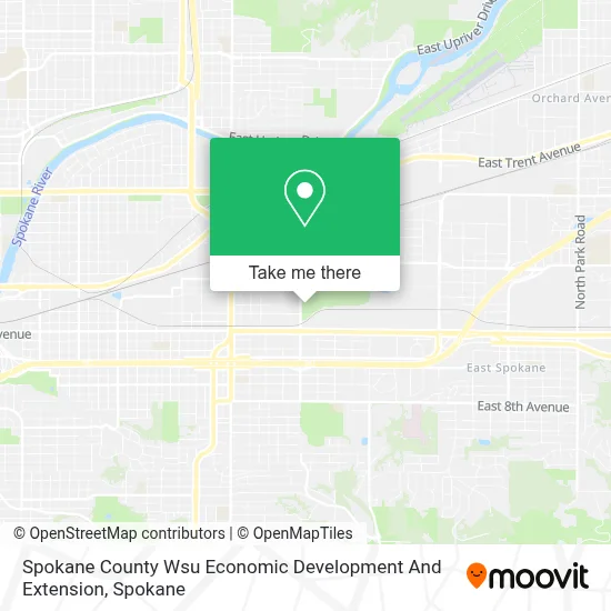 Spokane County Wsu Economic Development And Extension map