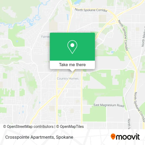 Crosspointe Apartments map