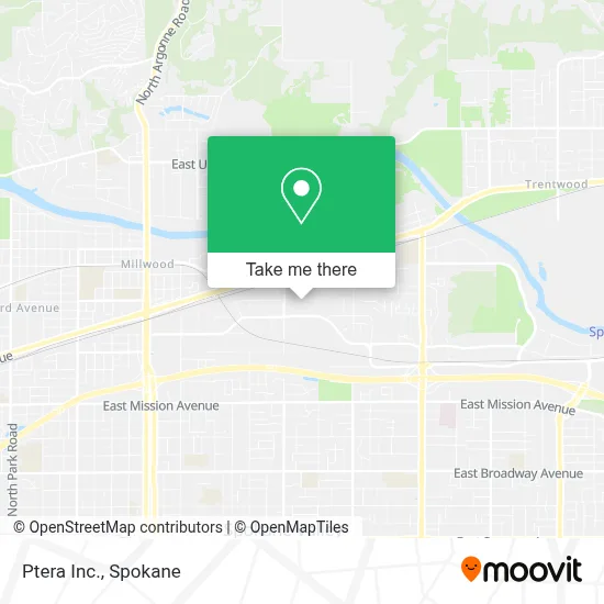 Ptera Inc. map