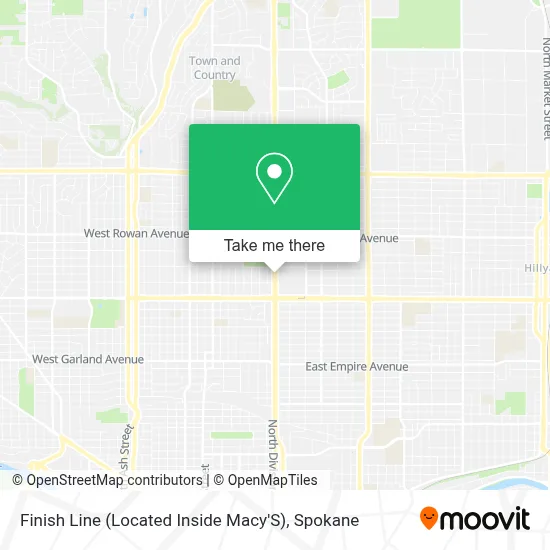 Finish Line (Located Inside Macy'S) map