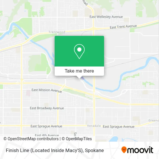 Finish Line (Located Inside Macy'S) map
