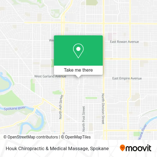 Houk Chiropractic & Medical Massage map