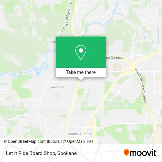 Let It Ride Board Shop map
