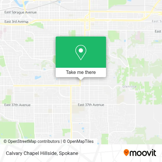 Calvary Chapel Hillside map
