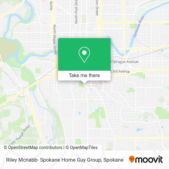 Riley Mcnabb- Spokane Home Guy Group map