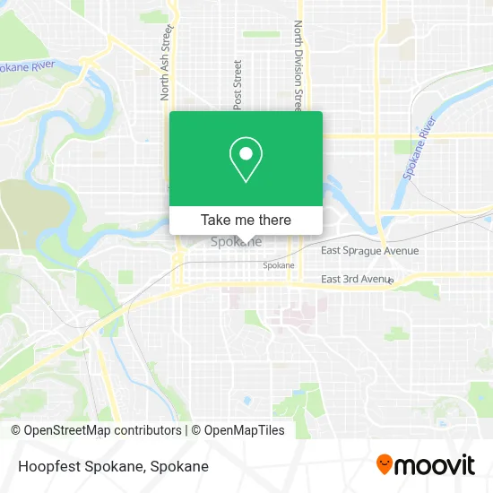 Hoopfest Spokane map