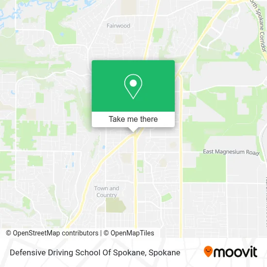 Defensive Driving School Of Spokane map