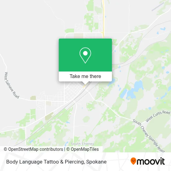 Body Language Tattoo & Piercing map