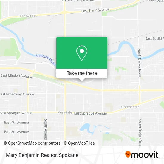 Mary Benjamin Realtor map