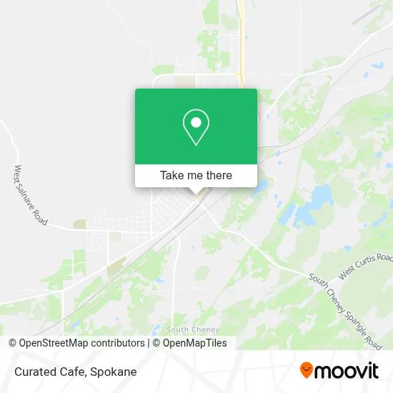 Curated Cafe map