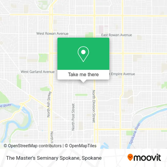 The Master's Seminary Spokane map