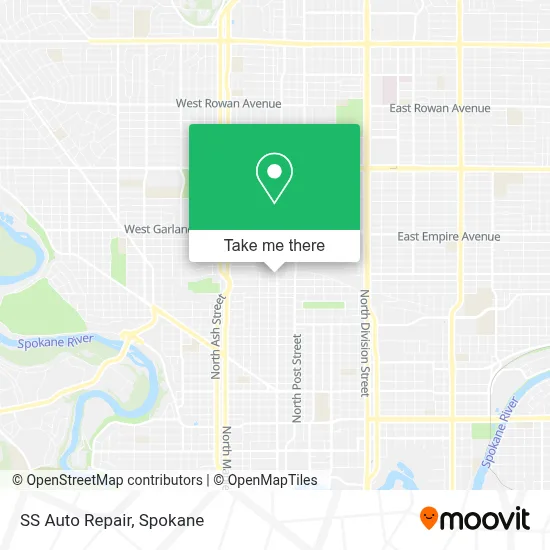 SS Auto Repair map