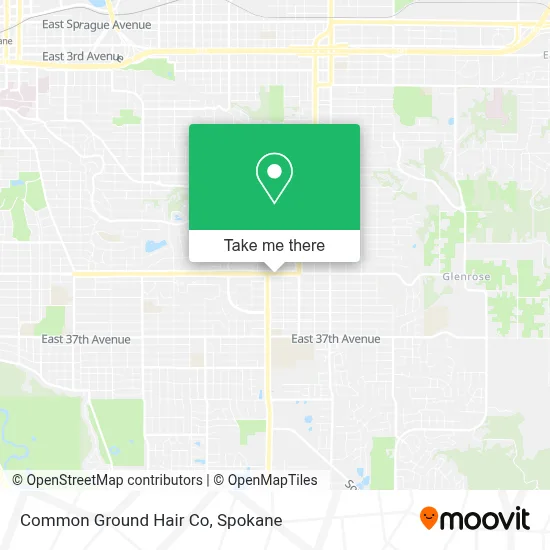 Common Ground Hair Co map