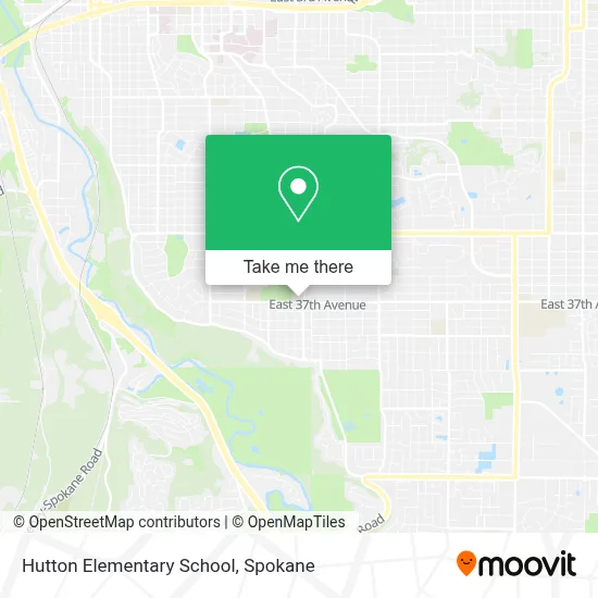 Hutton Elementary School map