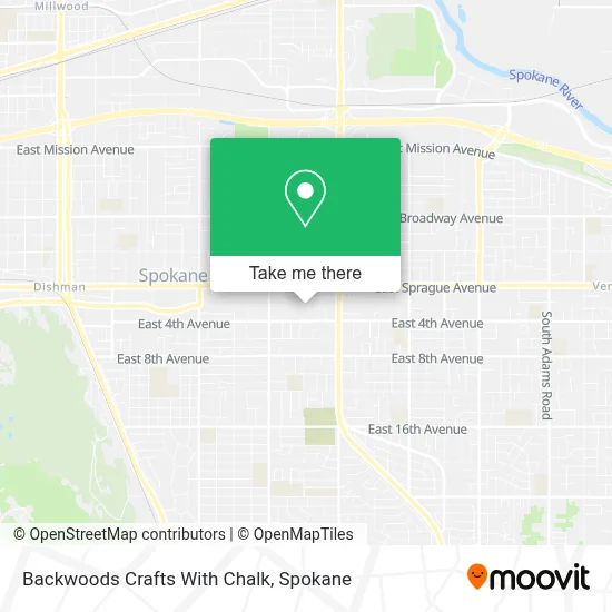 Backwoods Crafts With Chalk map