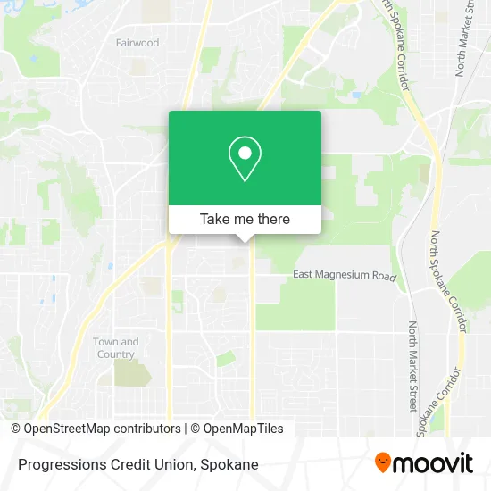 Progressions Credit Union map