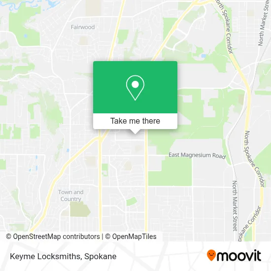 Keyme Locksmiths map