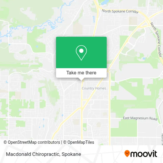 Macdonald Chiropractic map