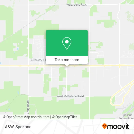 A&W map