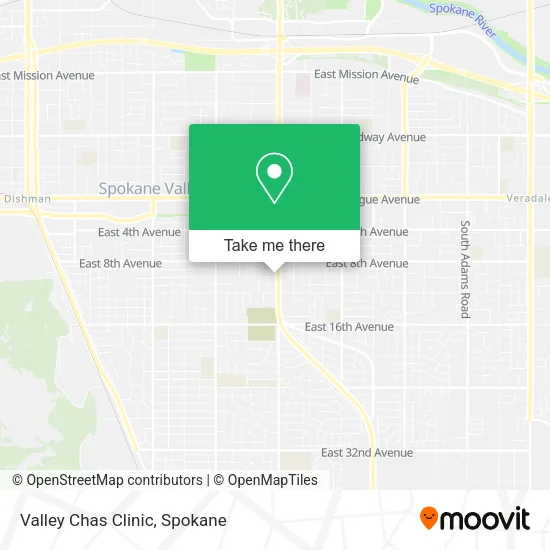 Mapa de Valley Chas Clinic