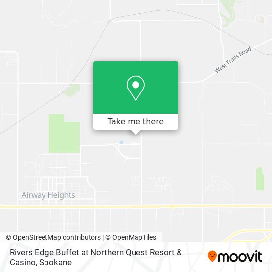 Rivers Edge Buffet at Northern Quest Resort & Casino map