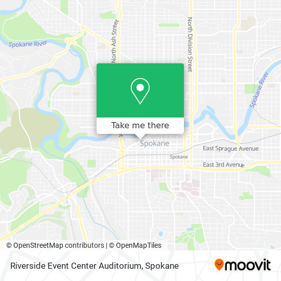 Riverside Event Center Auditorium map