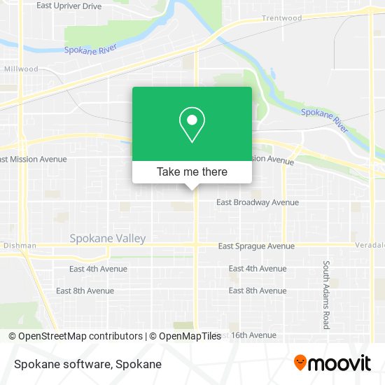 Mapa de Spokane software