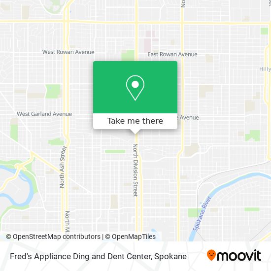 Mapa de Fred's Appliance Ding and Dent Center