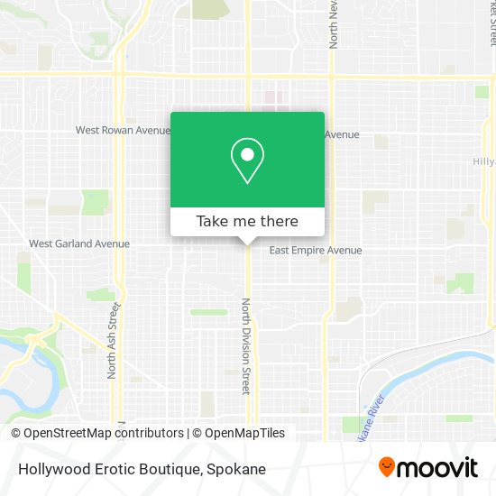 Hollywood Erotic Boutique map
