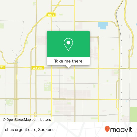 chas urgent care map