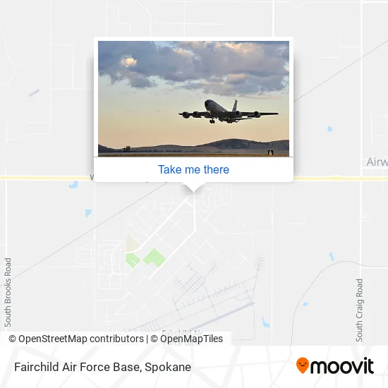 Mapa de Fairchild Air Force Base