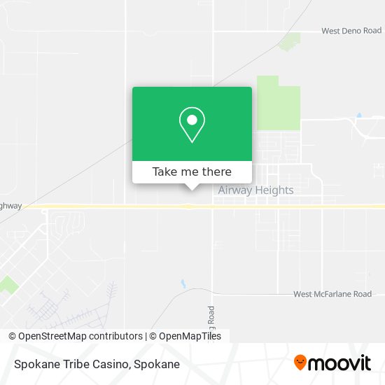 Mapa de Spokane Tribe Casino