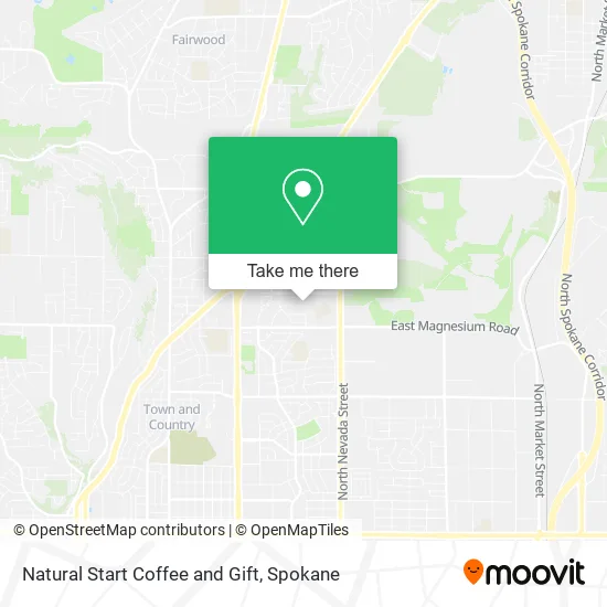 Natural Start Coffee and Gift map