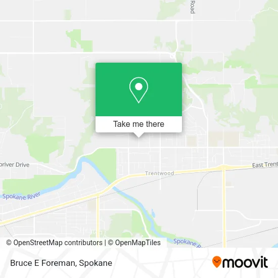 Bruce E Foreman map