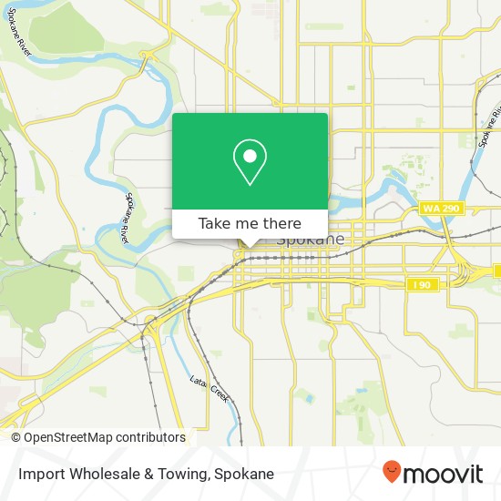 Import Wholesale & Towing map