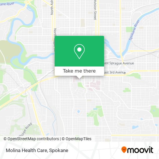 Mapa de Molina Health Care