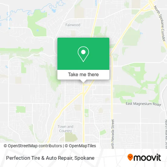 Perfection Tire & Auto Repair map