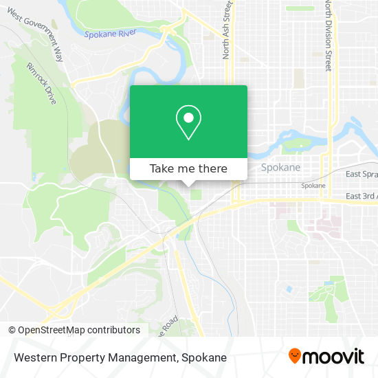 Western Property Management map