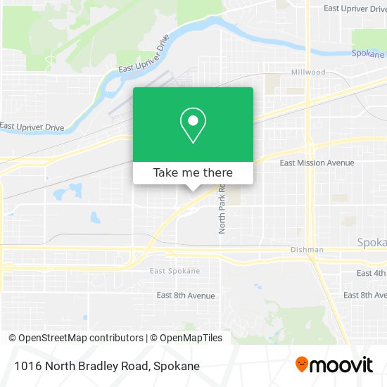 Mapa de 1016 North Bradley Road