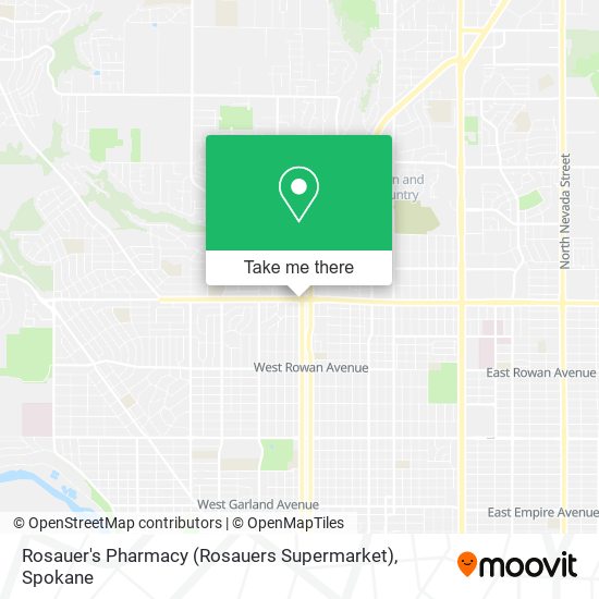 Rosauer's Pharmacy (Rosauers Supermarket) map